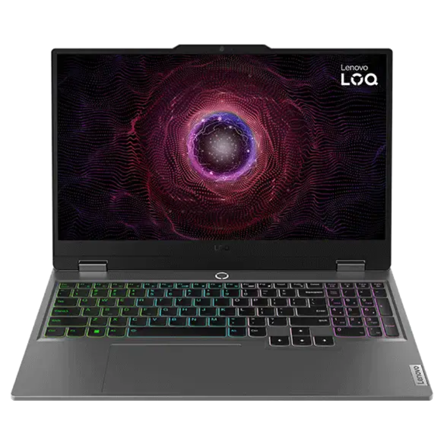 LENOVO LOQ 15ARP9 RYZEN 5-7235HS 7TH GEN, 12GB RAM, 512GB SSD, 15.6 INCH FHD 144Hz, 4050 US 6GB, LUNA GREY, WIN11H, US PLUS LAPTOP